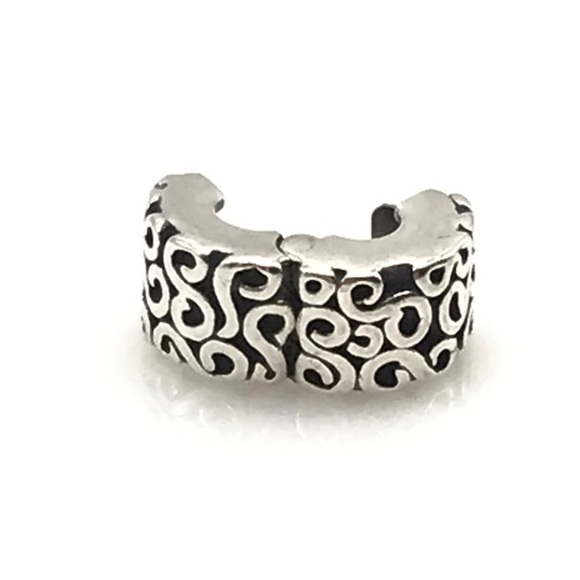 Pandora Retired Swirl Clip Charm - Picture 2 of 4